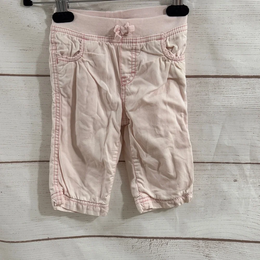 Bundle of 4 Kids Girls Denim Cargo Pants Set Baby Gap, Old Navy size 6-12 month - Picture 11 of 12